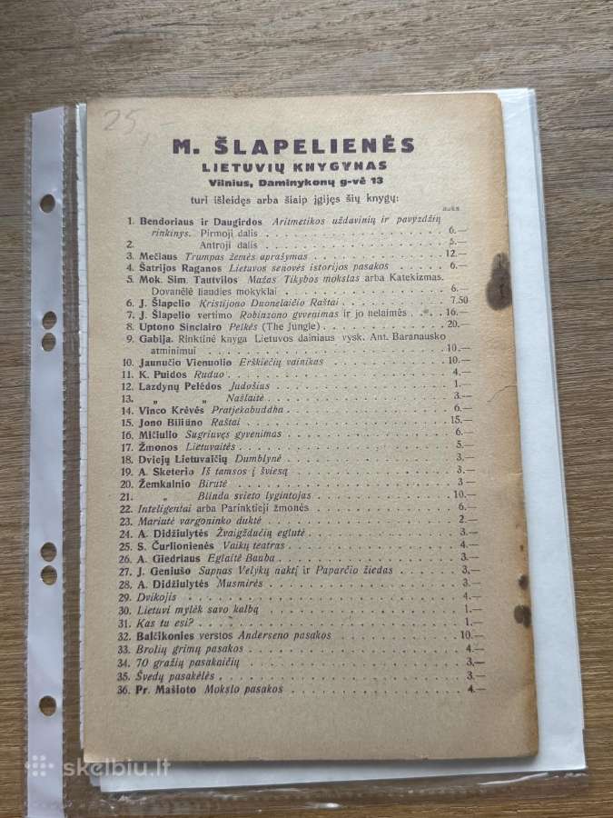 Vadovėlis Lietuvių kalbos pasimokyti 1920 m. - nuotraukos Nr. 7