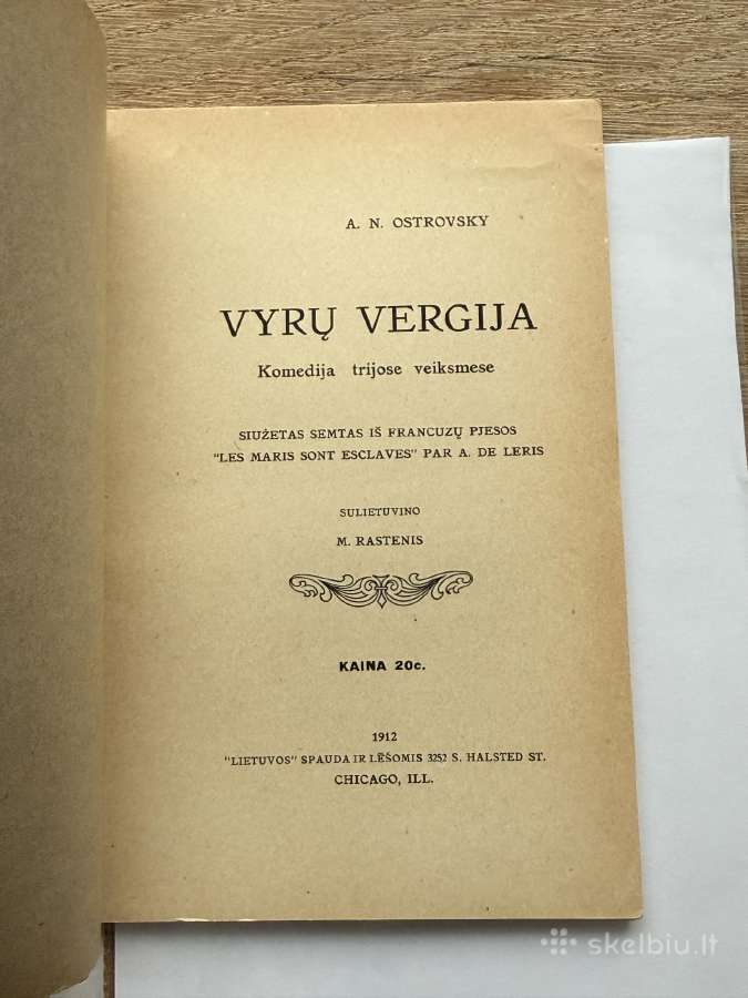 Vyrų vergija 1912 m. - nuotraukos Nr. 2
