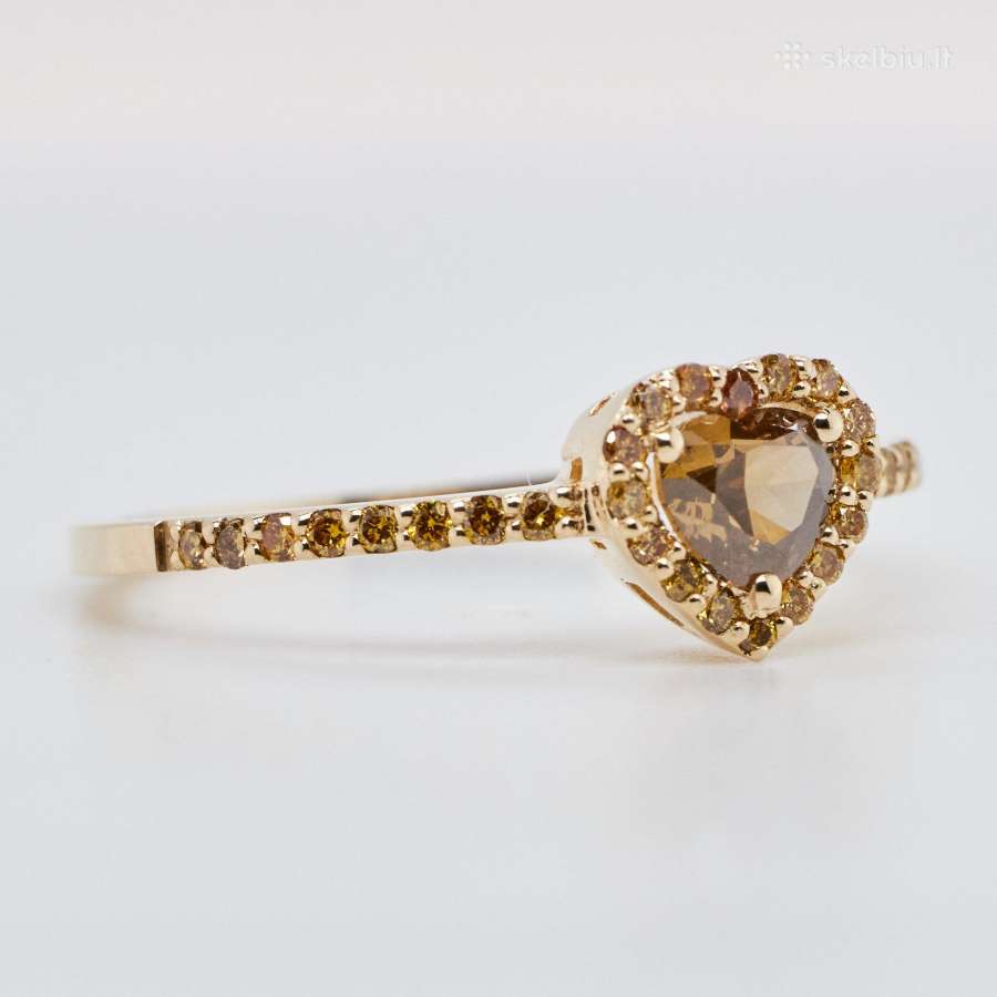 Sužadėtuvių žiedas su briliantais (0,58ct) - nuotraukos Nr. 6