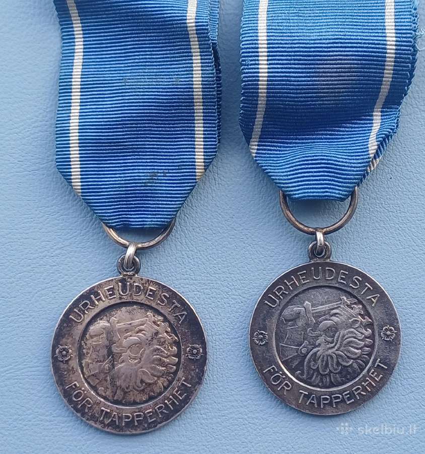 Medalis ww2 Suomija 1939 ir 1941 sidabras - nuotraukos Nr. 2