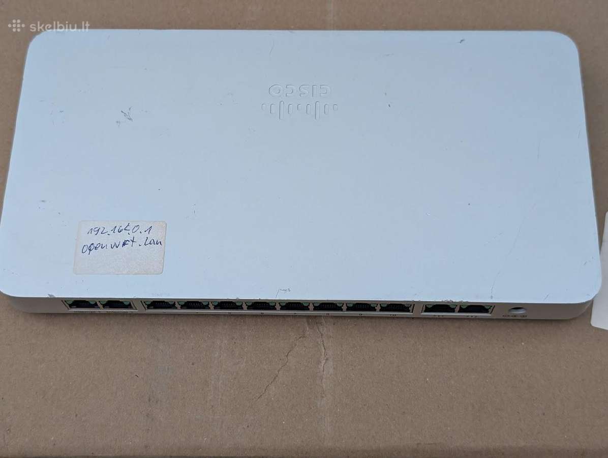 Cisco Meraki Mx65 su Openwrt tylus ir galingas - nuotraukos Nr. 2