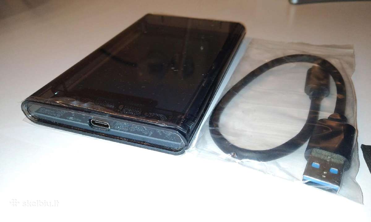 Sata 2.5" SSD HDD dežutė usb-c - nuotraukos Nr. 2