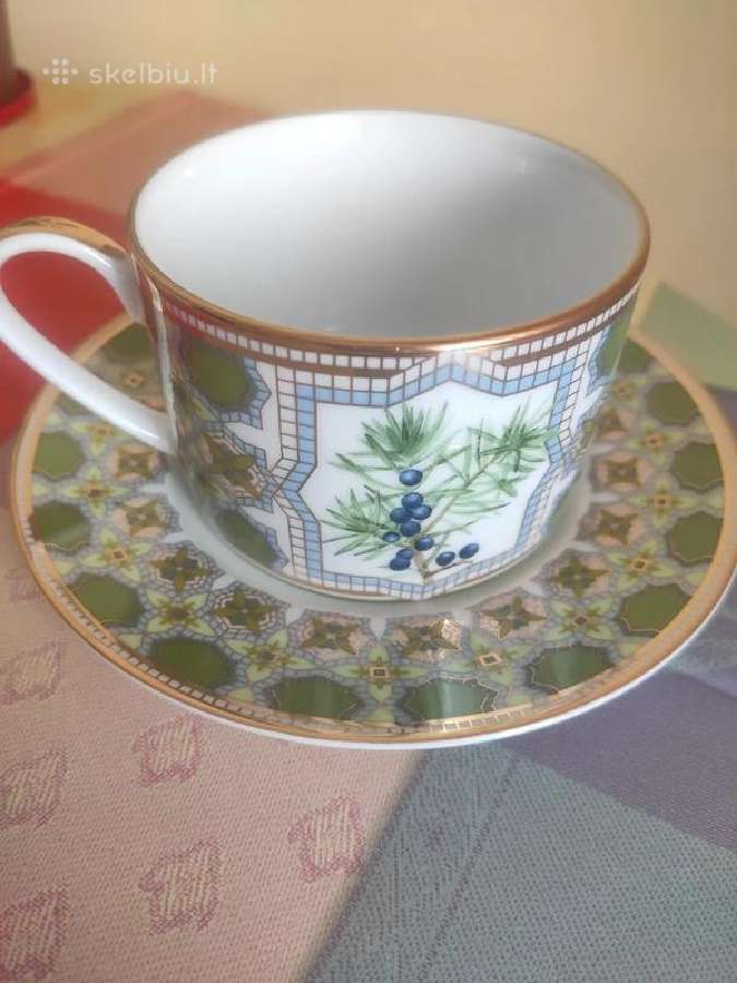 „Imperial Porcelain“ puodeliai su lėkštelėmis - nuotraukos Nr. 4