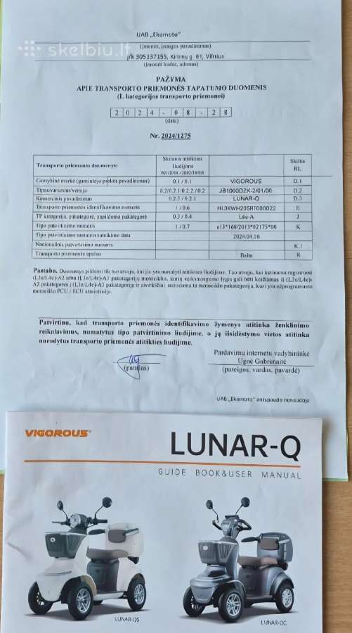 Elektrinis keturatis - nuotraukos Nr. 4