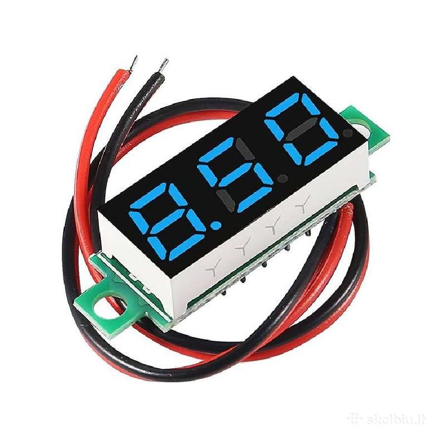 LED voltmetras Dc 0-100v - nuotraukos Nr. 4
