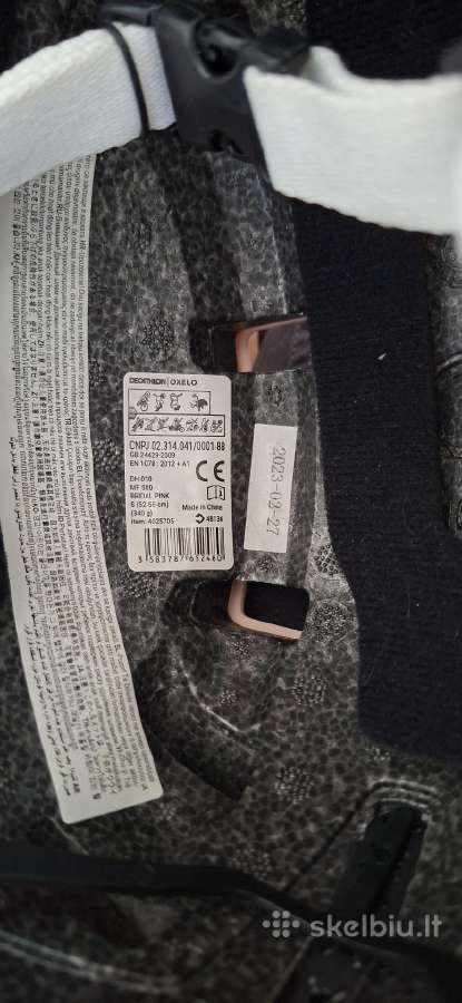 Šalmas Decathlon 52-55 cm - nuotraukos Nr. 2