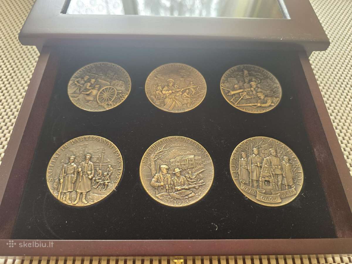 Gilaus reljefo bronzinių medalių rinkinys - nuotraukos Nr. 2