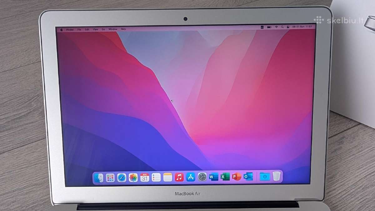 Apple MacBook Air 13 2017 / i5 / 128gb / 8gb RAM - nuotraukos Nr. 2