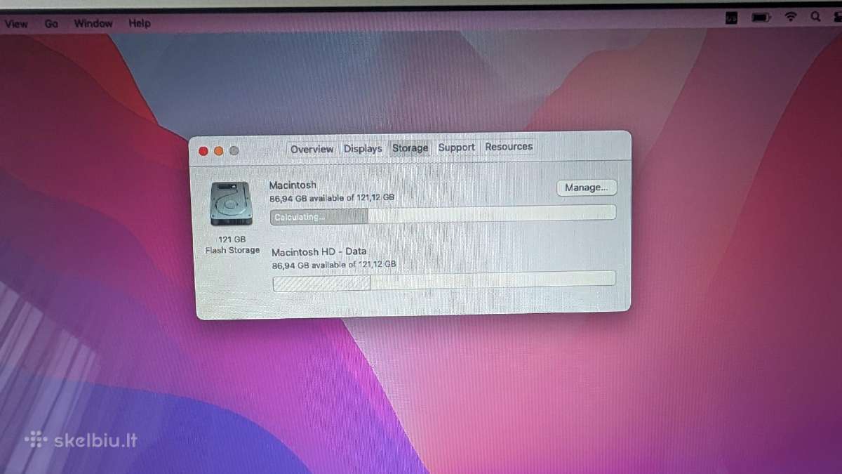 Apple MacBook Air 13 2017 / i5 / 128gb / 8gb RAM - nuotraukos Nr. 6