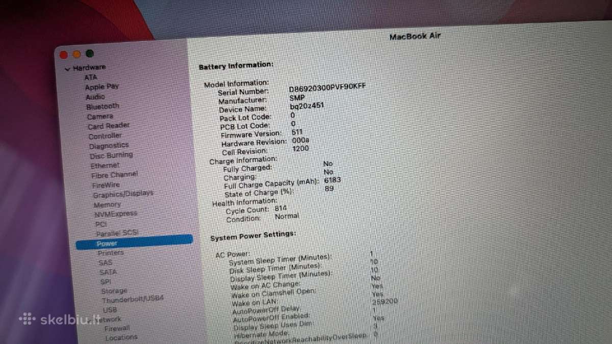 Apple MacBook Air 13 2017 / i5 / 128gb / 8gb RAM - nuotraukos Nr. 7