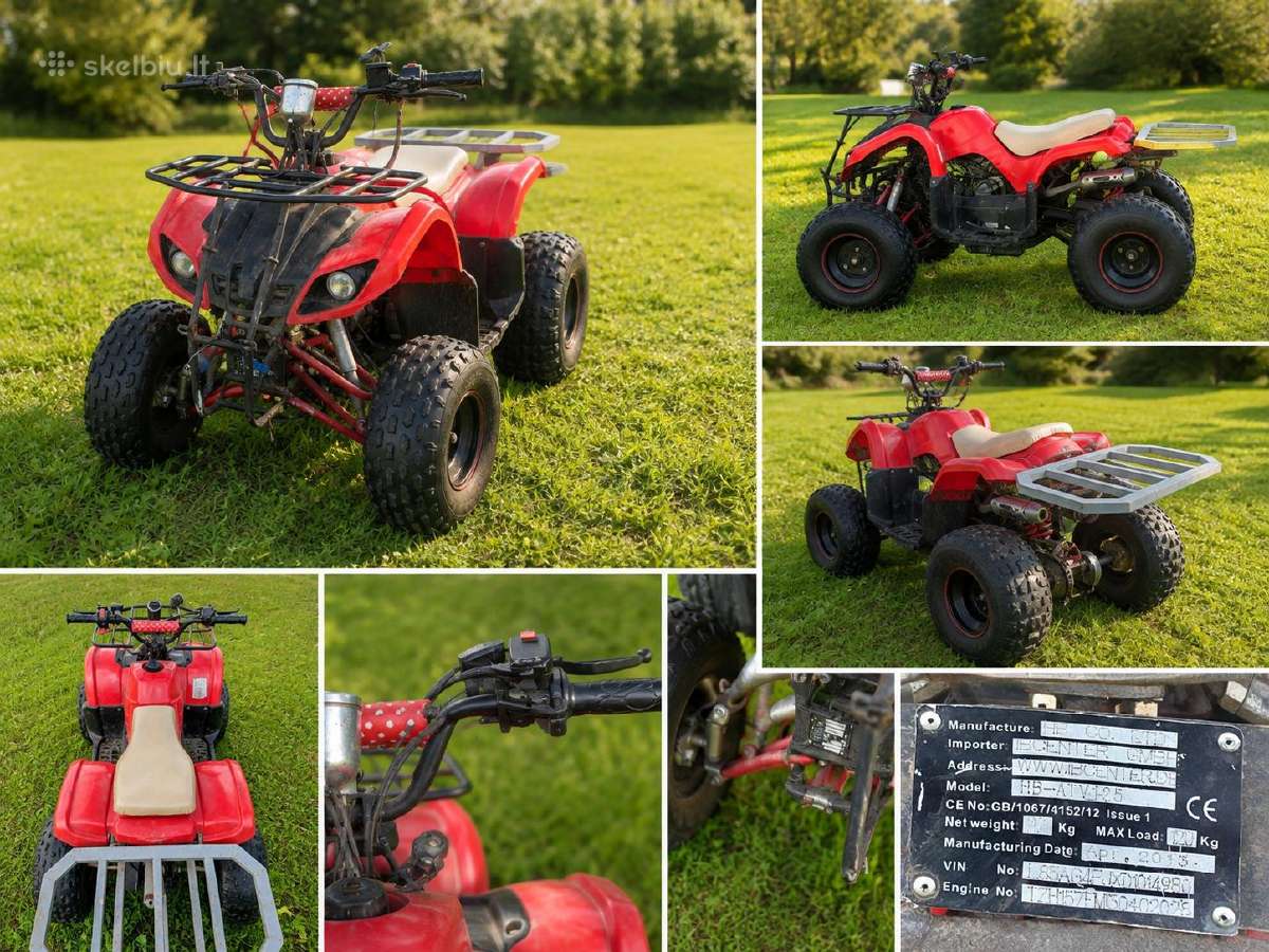 Atv 125 keturatis - nuotraukos Nr. 2