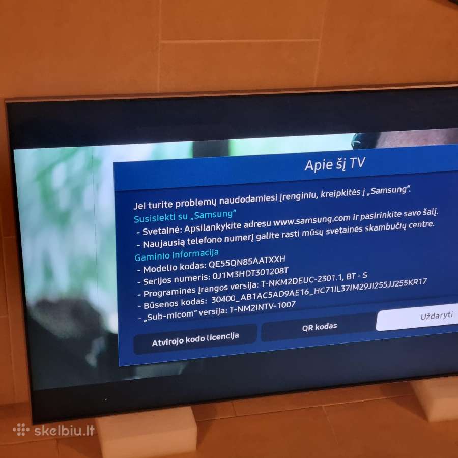 Samsung TV Qe55qn85a - nuotraukos Nr. 2