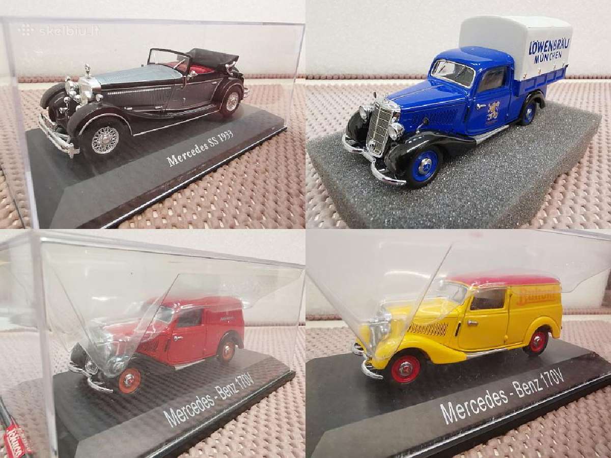 1:43 Mercedes Benz (Istoriniai) Modeliai - nuotraukos Nr. 2