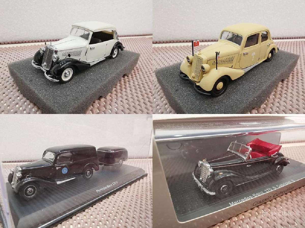 1:43 Mercedes Benz (Istoriniai) Modeliai - nuotraukos Nr. 3