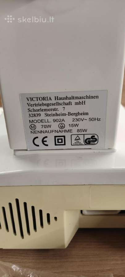 Siuvimo mašina Victoria 902 A - nuotraukos Nr. 7