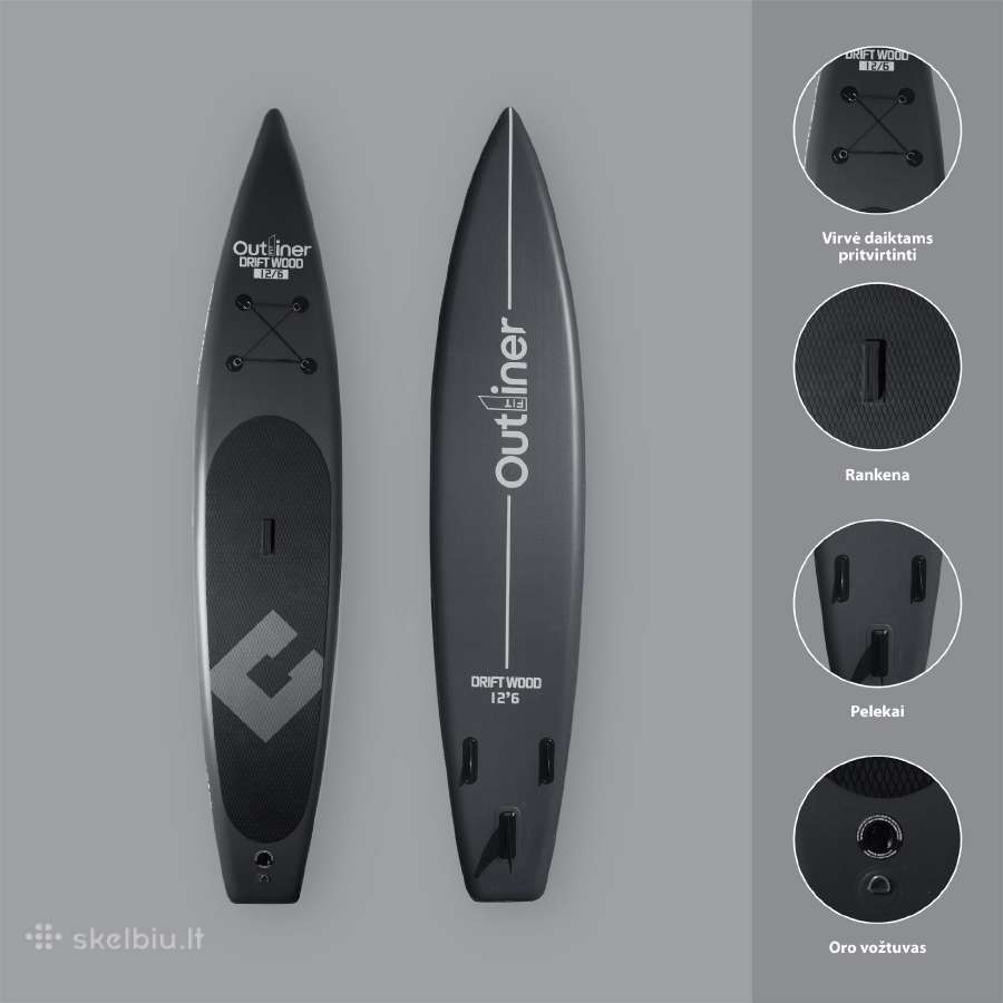 Sup Irklentė Outliner Driftwood - nuotraukos Nr. 3