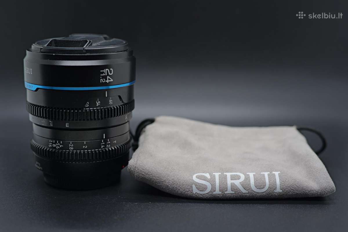 Sirui Night Walker 24mm T1.2, 55mm T1.2. Canon Rf - nuotraukos Nr. 2