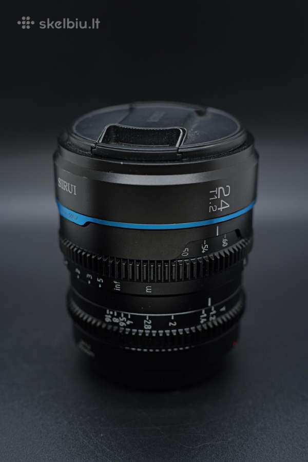 Sirui Night Walker 24mm T1.2, 55mm T1.2. Canon Rf - nuotraukos Nr. 3