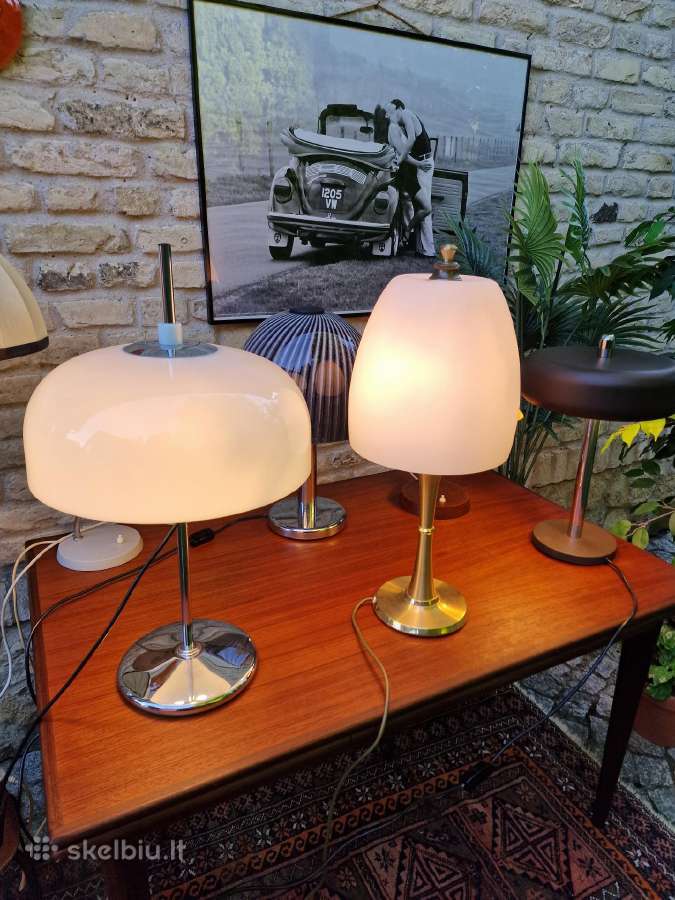 Vintažinės mid century stalinės lempos - nuotraukos Nr. 22