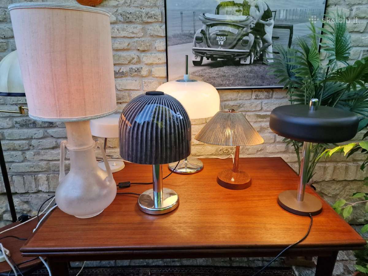 Vintažinės mid century stalinės lempos - nuotraukos Nr. 25