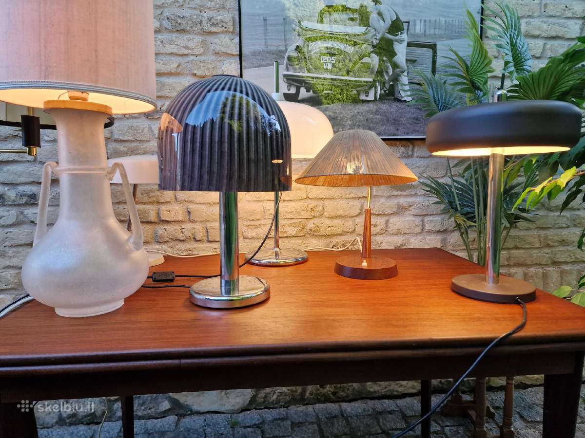 Vintažinės mid century stalinės lempos - nuotraukos Nr. 27