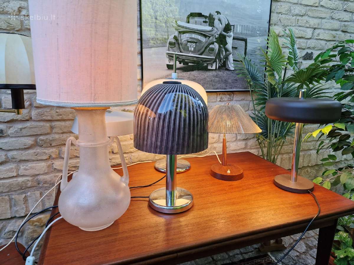 Vintažinės mid century stalinės lempos - nuotraukos Nr. 30