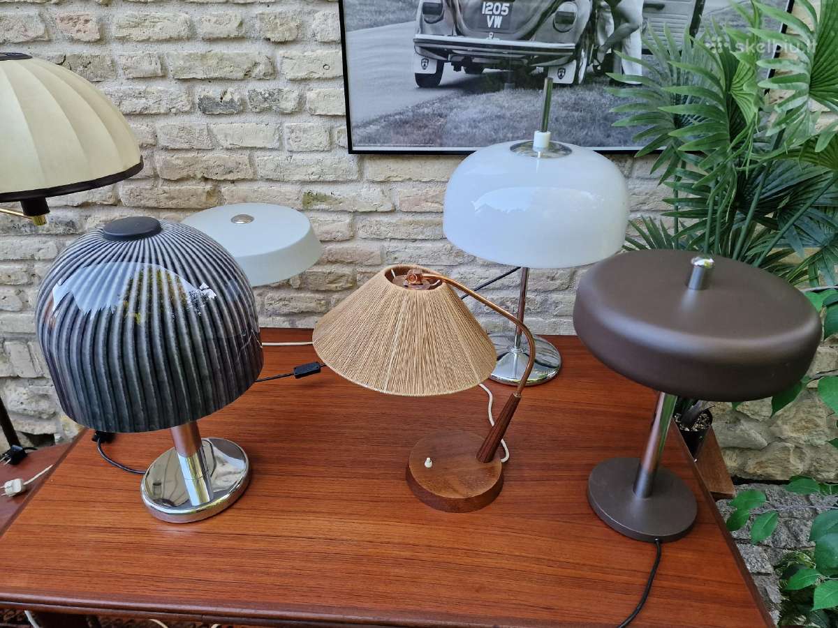 Vintažinės mid century stalinės lempos - nuotraukos Nr. 37