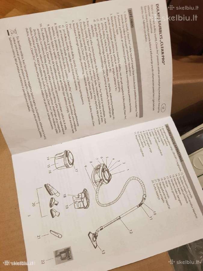 Plaunantis dulkių siurblys su vandens filtru - nuotraukos Nr. 5