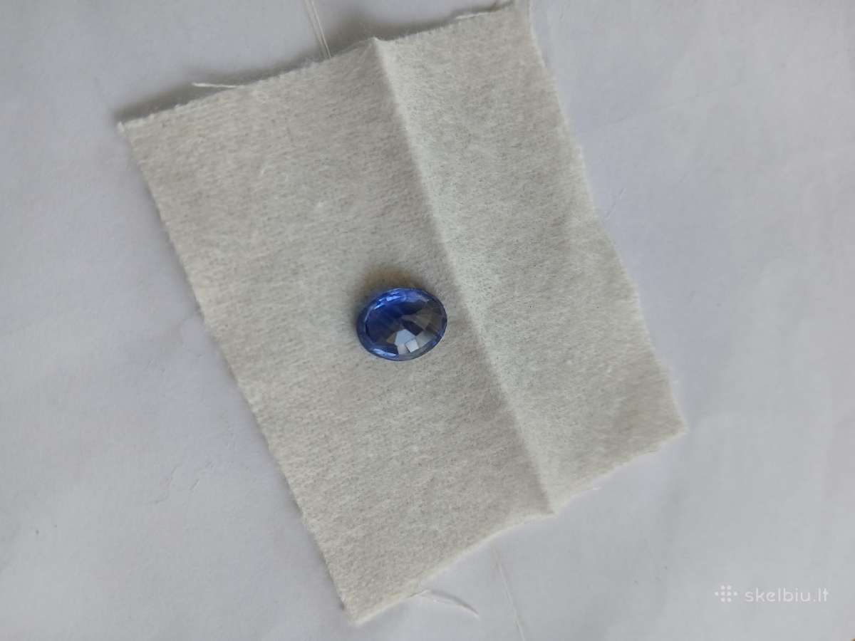 Parduodu 4.71ct Natūralus Safyras Igi .Deep Blue. - nuotraukos Nr. 5