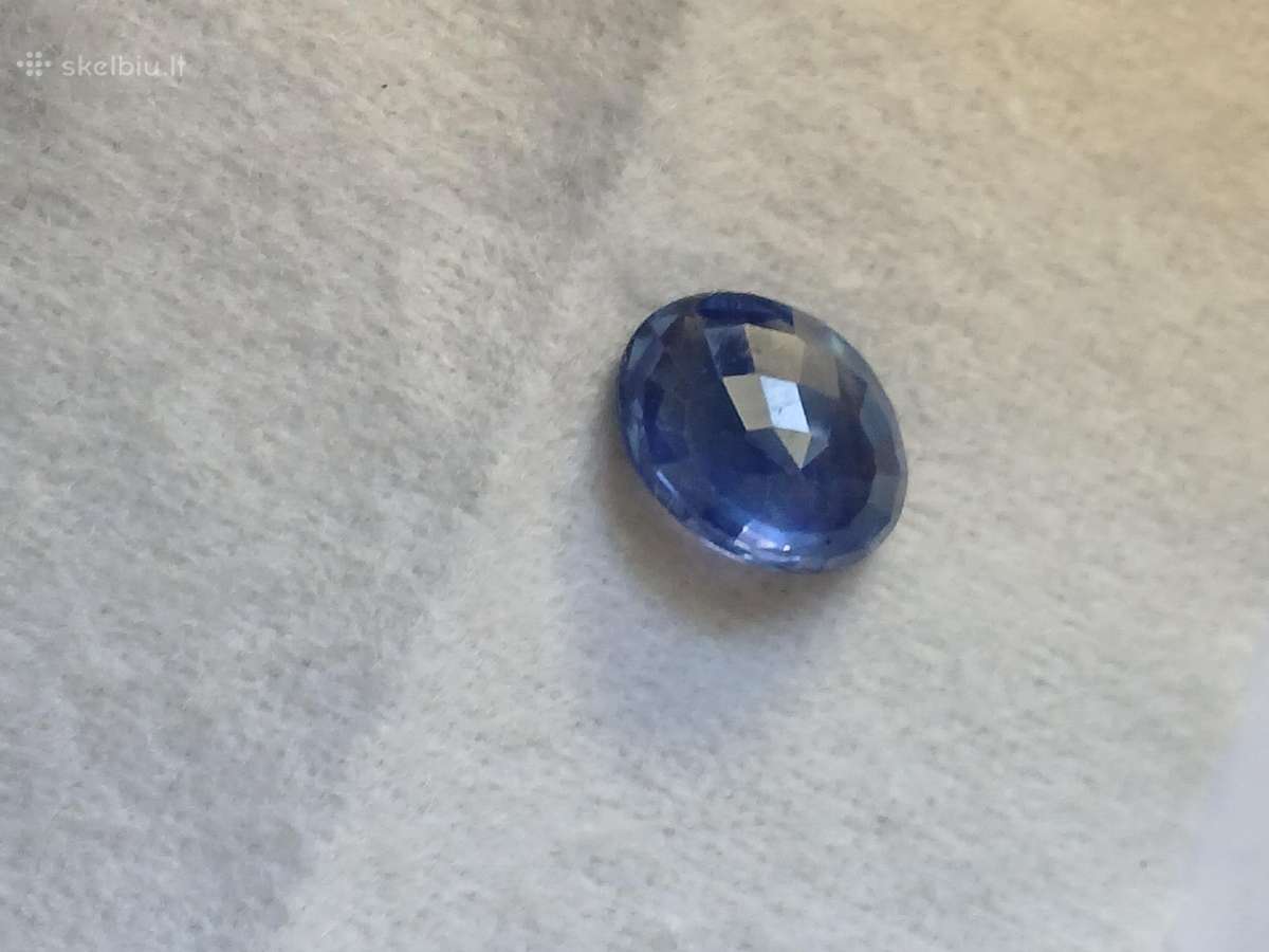 Parduodu 4.71ct Natūralus Safyras Igi .Deep Blue. - nuotraukos Nr. 8