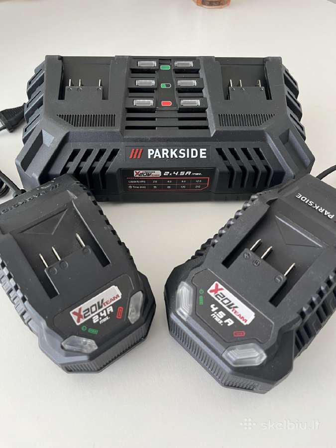 Parkside naujos baterijos akumuliatoriai 12 / 20v - nuotraukos Nr. 6