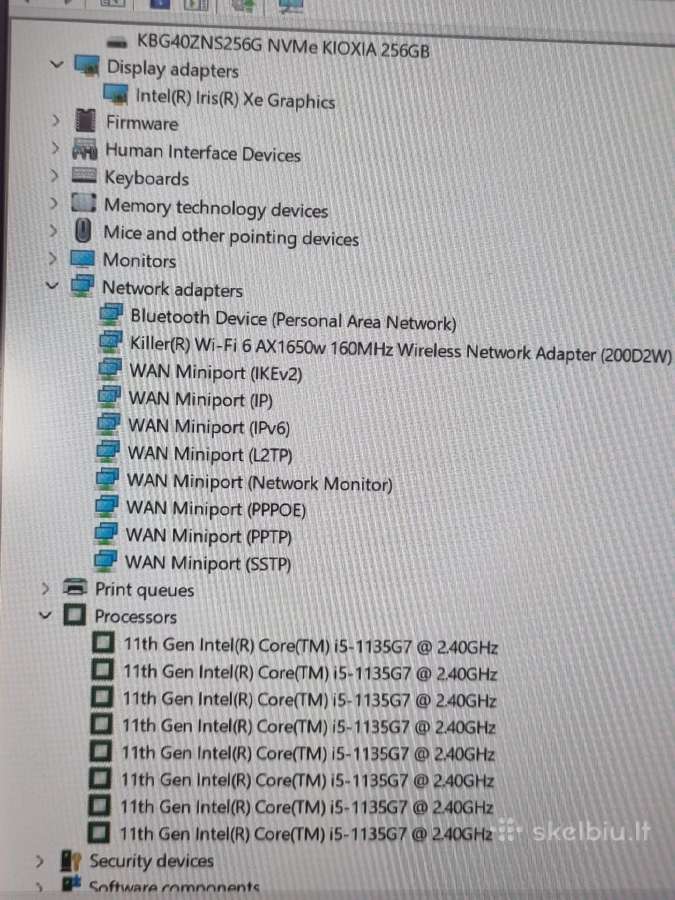 Dell Xps 9305 - nuotraukos Nr. 7