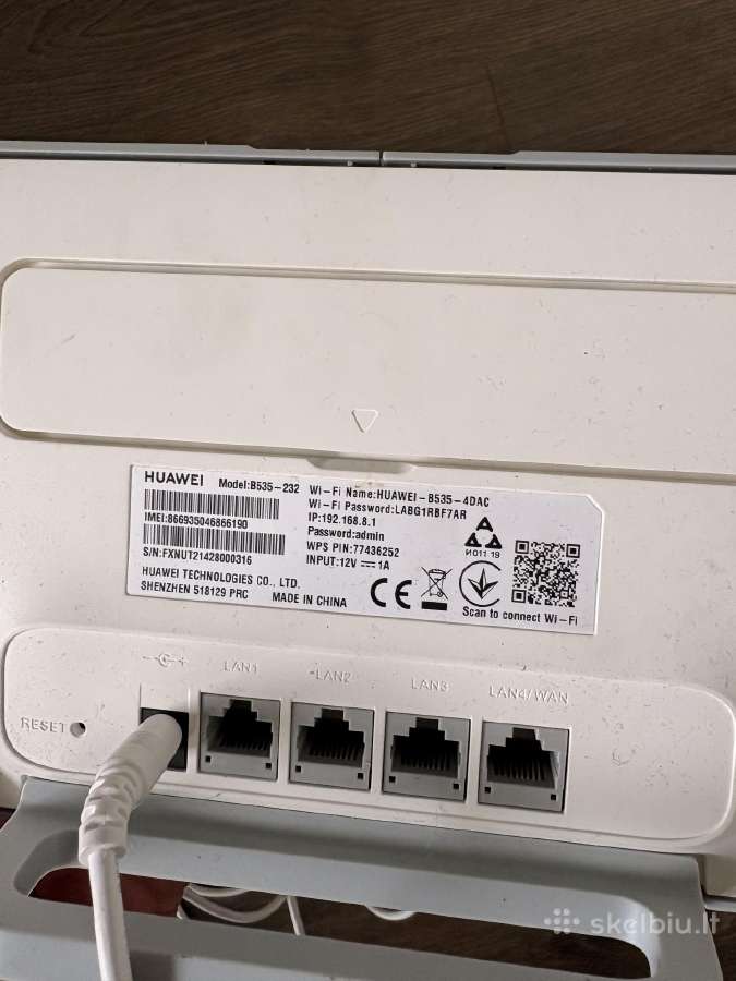 4G+ maršrutizatorius Huawei B535-232a - nuotraukos Nr. 2
