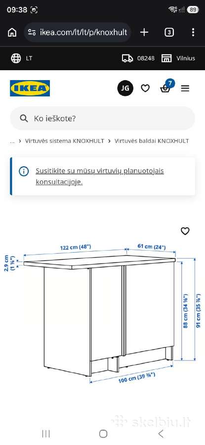 Ikea virtuvės komplektas - nuotraukos Nr. 4