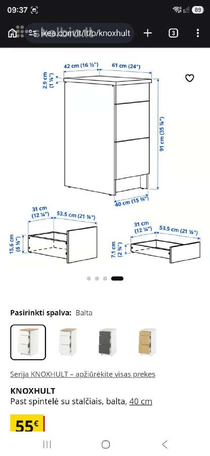 Ikea virtuvės komplektas - nuotraukos Nr. 5