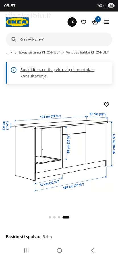 Ikea virtuvės komplektas - nuotraukos Nr. 6
