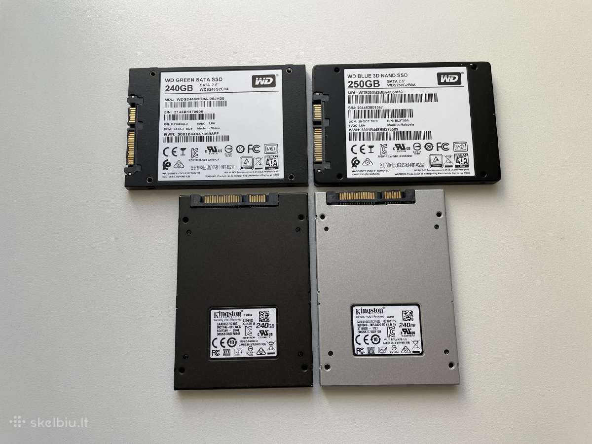 2.5" Sata SSD 250gb/1tb - nuotraukos Nr. 2