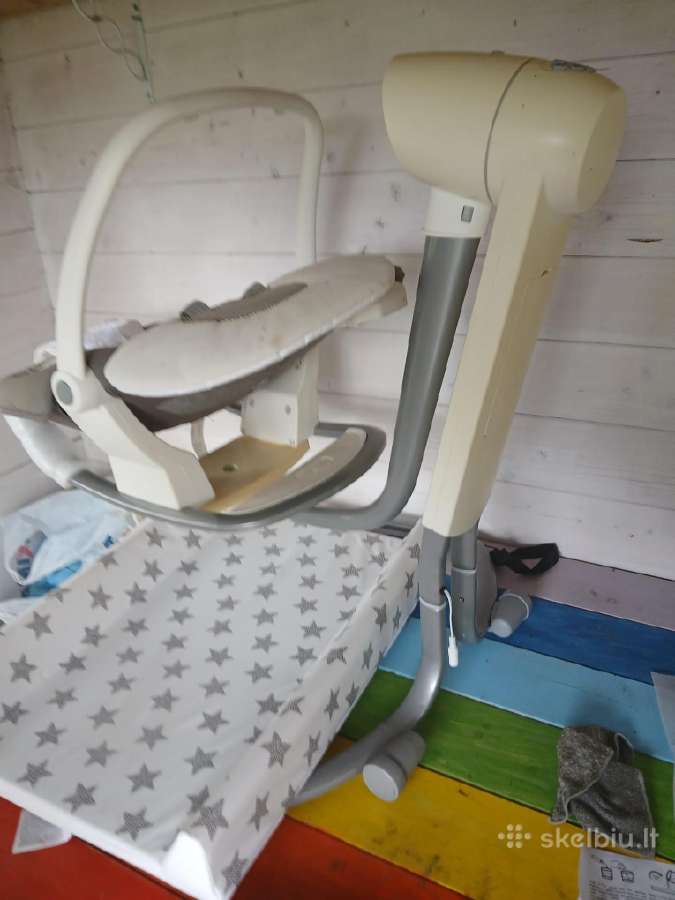 Parduodamos kūdikių elektrinės supynės, lovytė - nuotraukos Nr. 3