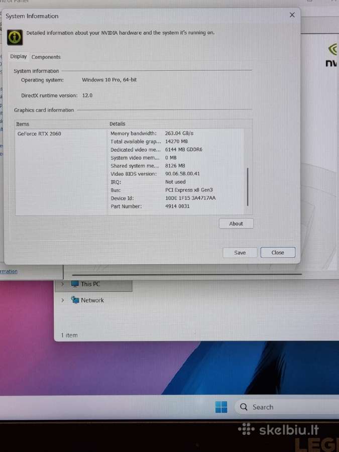Lenovo Legion 5 Rtx 2060 - nuotraukos Nr. 8