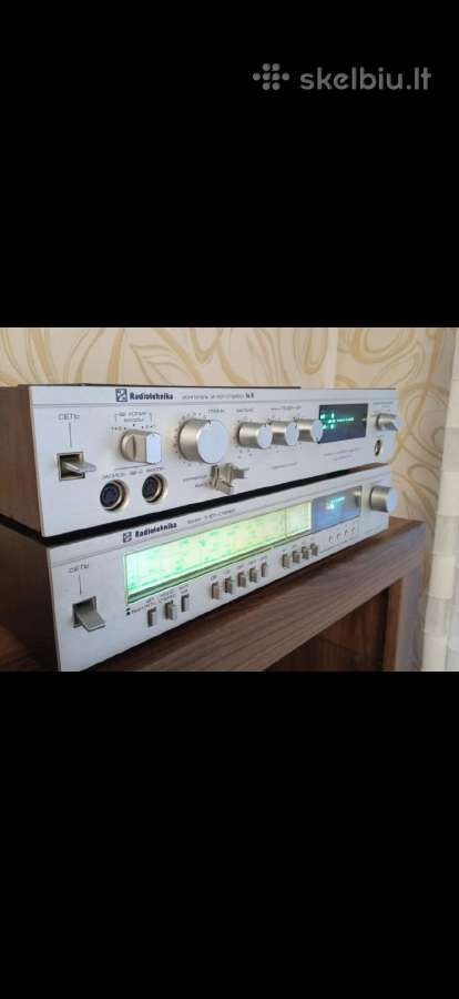 Radiotehnika U-101 Stereo stiprintuvą + T-101 - nuotraukos Nr. 2