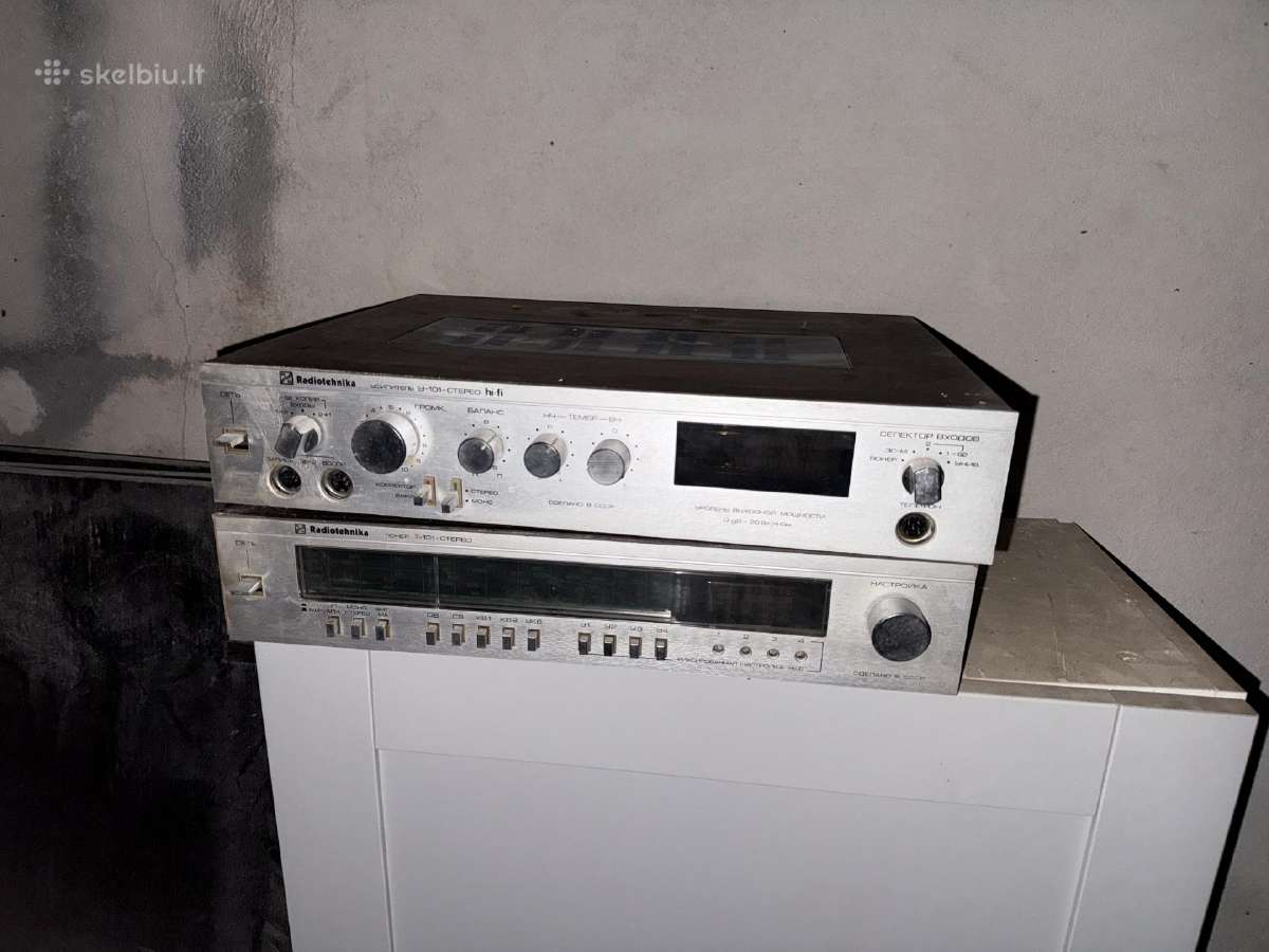 Radiotehnika U-101 Stereo stiprintuvą + T-101 - nuotraukos Nr. 3