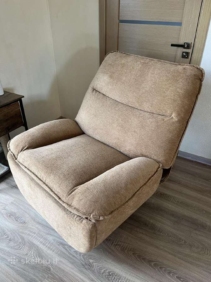 Minkštas poilsio fotelis Recliner – reguliuojamas - nuotraukos Nr. 6