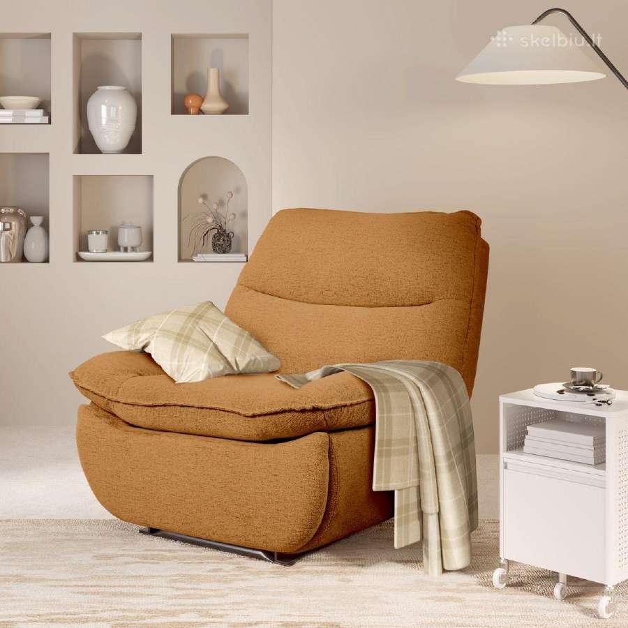Minkštas poilsio fotelis Recliner – reguliuojamas - nuotraukos Nr. 7