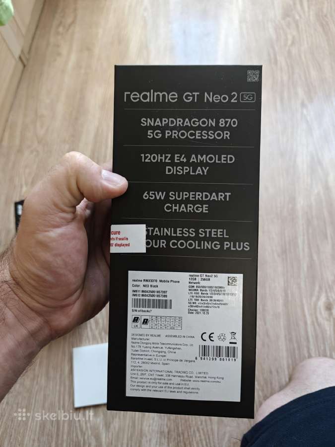 Realme GT neo2 12/256 - nuotraukos Nr. 4