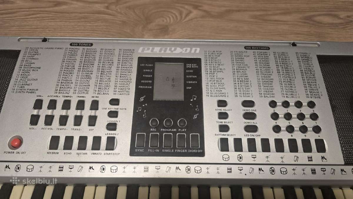 "Play On“ 61 klavišo elektroninis sintezatorius - nuotraukos Nr. 2