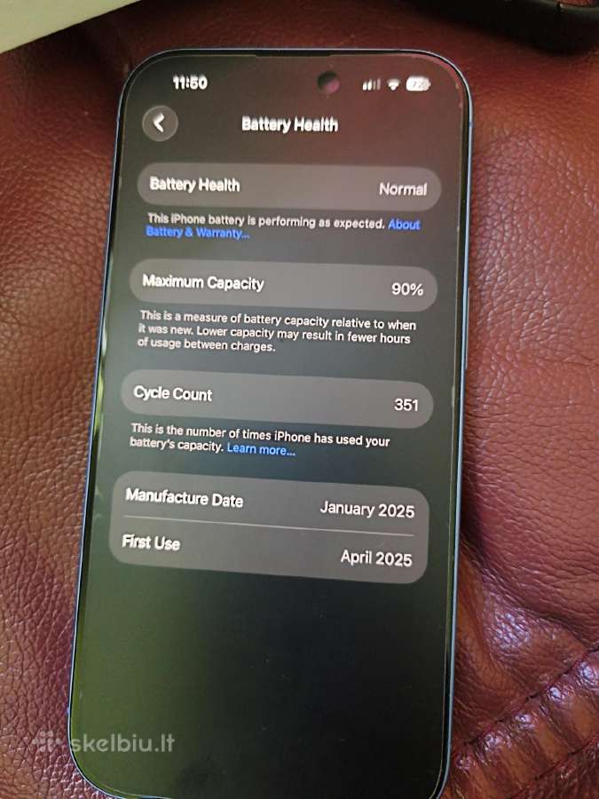 iPhone 16 128gb - nuotraukos Nr. 3
