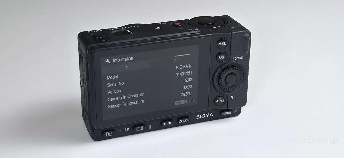Sigma Fp fotoaparatas + Evf-11 - nuotraukos Nr. 5