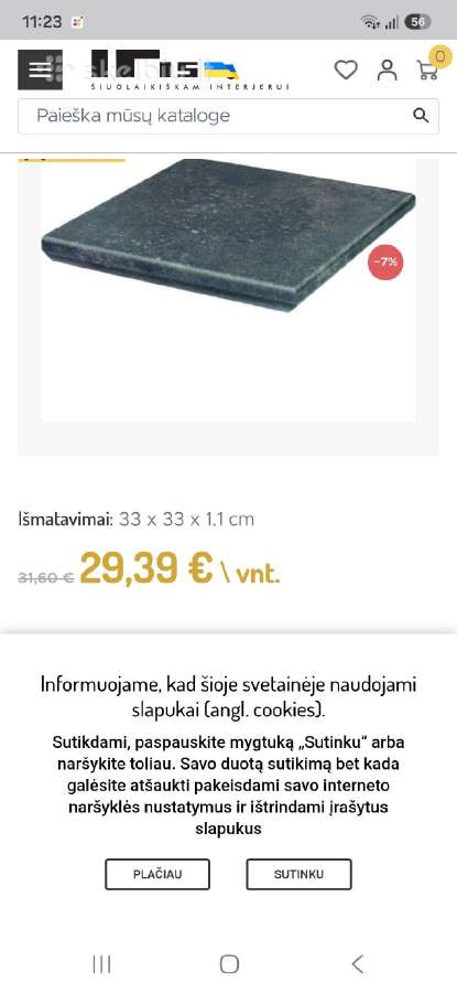 Parduodu klinkerio plytelių ir pakopų likutį - nuotraukos Nr. 6