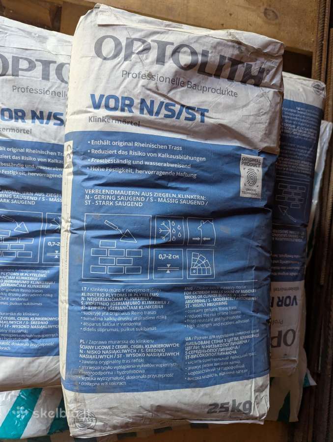 Optolith Vor N/s/st klinkerio mūro mišinys – 7 vnt - nuotraukos Nr. 2