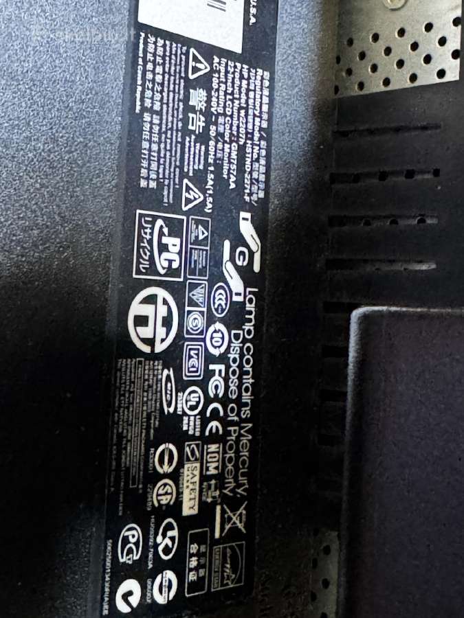 Hp w2207h 22 Hdmi LCD monitorius - nuotraukos Nr. 6